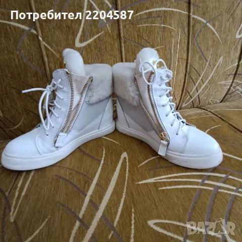 Дамски боти Giuseppe Zanotti размер 36, снимка 4 - Дамски боти - 48727938