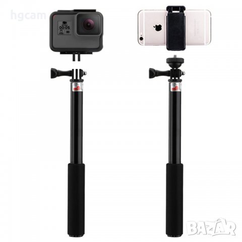 Монопод клас 5 за екшън камери GoPro и смартфони, 98см, Алуминий, снимка 2 - Чанти, стативи, аксесоари - 17839489