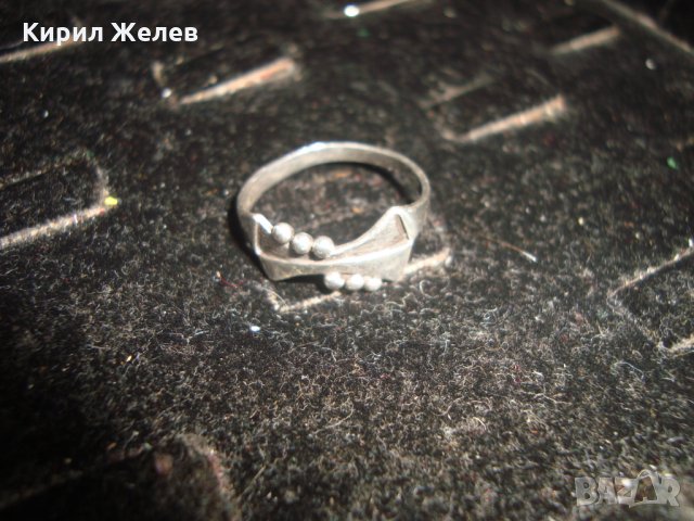 СРЕБЪРЕН ЕЛЕГАНТЕН ПРЪСТЕН ВИСОКА ПРОБА СРЕБРО РЪЧНА ИЗРАБОТКА 22291, снимка 5 - Пръстени - 32998628