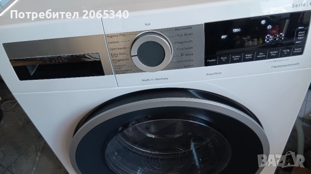 ПЕРАЛНЯ BOSCH SERIES 6/А+++/9 КГ, снимка 2 - Перални - 52311550