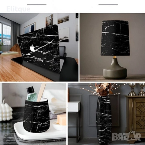 Мраморно самозалепващо фолио за обновяване на дома – водоустойчиво, здраво, практично, снимка 14 - Други - 52739684