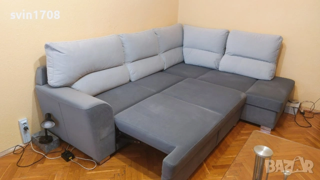 Голям диван като нов, снимка 4 - Дивани и мека мебел - 53034921