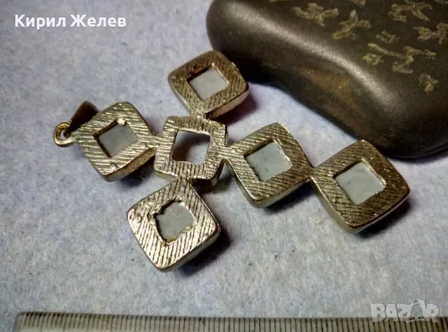 ИНТЕРЕСЕН ФЕШЪН АРТ СРЕБРИСТ КРЪСТ 48887, снимка 3 - Колиета, медальони, синджири - 48842408