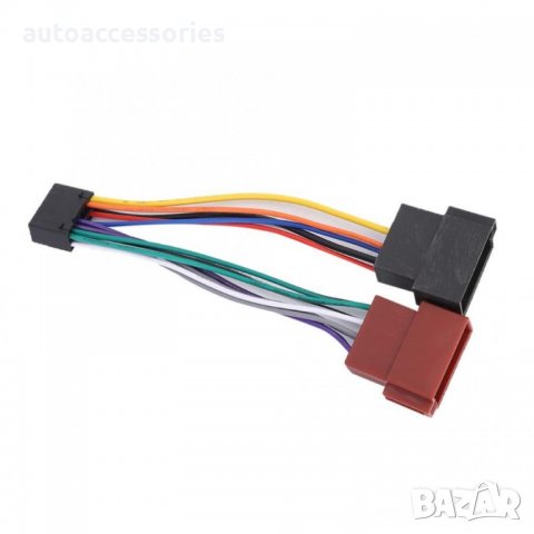 3000051143 Конектор букса за автомобилно радио Kenwood JVC 16Pin ISO, снимка 2 - Аксесоари и консумативи - 37150178