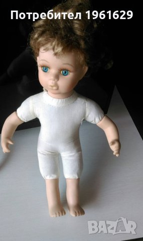 Стара кукла порцелан 30 см , снимка 6 - Антикварни и старинни предмети - 34679242