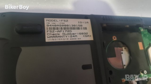 asus f5z за части  работещ, снимка 6 - Лаптопи за работа - 42926746