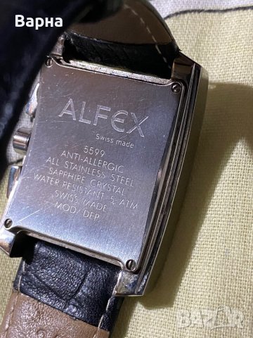 ALFEX Chronograph Swiss Made, снимка 8 - Мъжки - 27615638