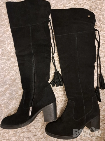 Ботуши от естествен велур, снимка 3 - Дамски ботуши - 27127649
