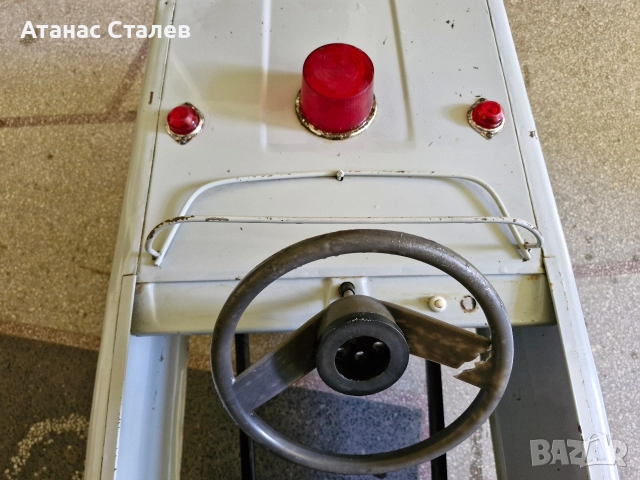 ретро метална количка с педали СССР, снимка 13 - Антикварни и старинни предмети - 52670715