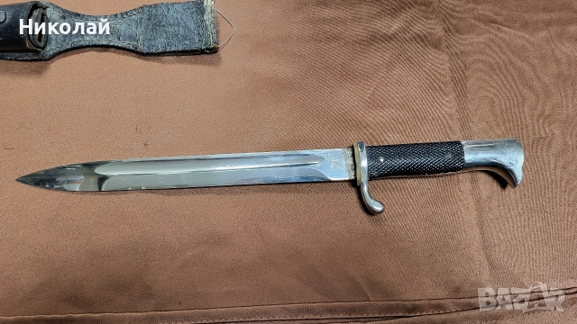 Щик, нож Германия маузер к98 ВСВ, снимка 7 - Антикварни и старинни предмети - 52997275