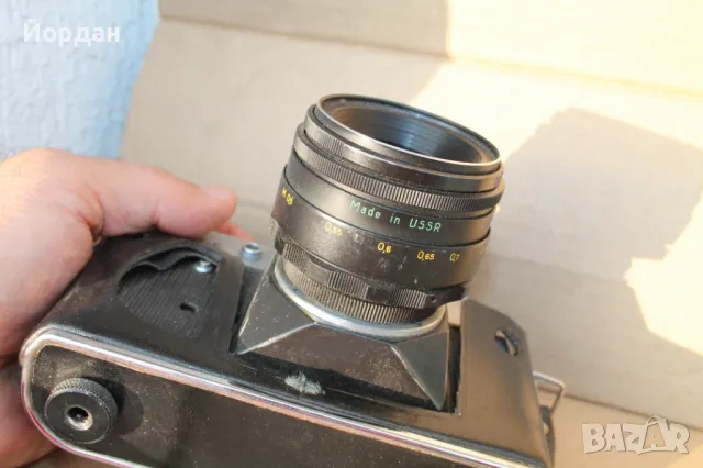СССР фотоапарат ''Zenit-F'' / обектив ''Helios 44-2'', снимка 6 - Фотоапарати - 47790899