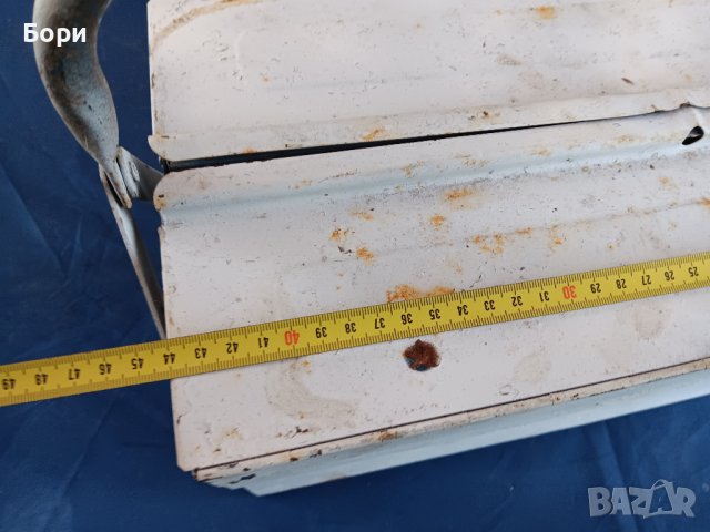 Стар метален куфар за инстументи, снимка 6 - Куфари с инструменти - 43398478