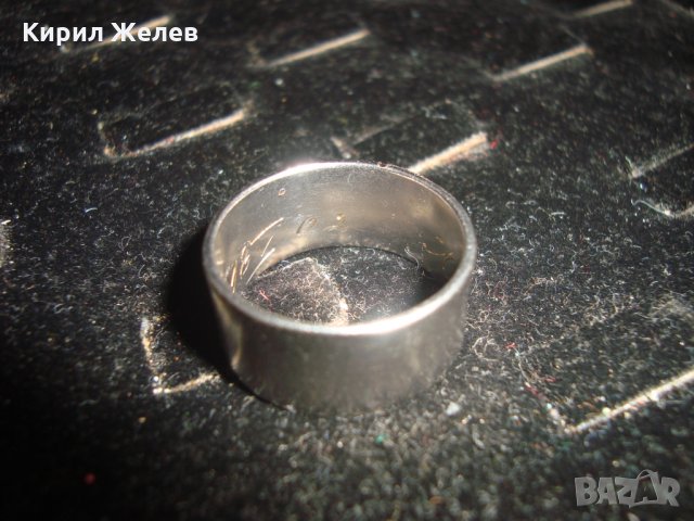 МАСИВНА АРТ МОДНА ХАЛКА БЛАГОРОДНА НЕРЪЖДАЕМА СТОМАНА с РЪЧНО ГРАВИРАН НАДПИС КРАСИВ ПРЪСТЕН 19653, снимка 13 - Пръстени - 32577518