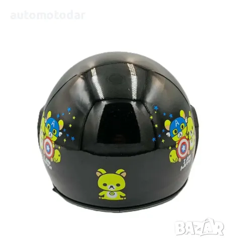 Детска отворена каска за мотор скутер, снимка 3 - Аксесоари и консумативи - 49924060