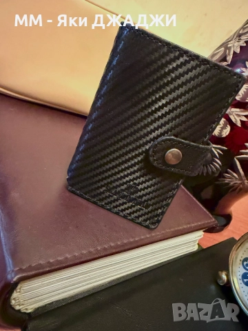 SKANDINAVIAN - Card Holder & Leather Wallet , снимка 3 - Други - 52656371