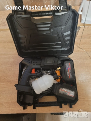 Безжична водоструйка 48V – комплект с 2 батерии