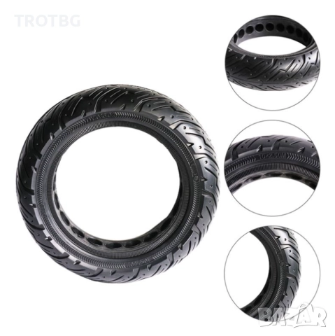 Плътна гума 10x2.5 60/70-6.5 за Ninebot Max G30, Xiaomi Mi4 Pro 2nd Gen и Zero 10 / 10X, снимка 3 - Други спортове - 52581455