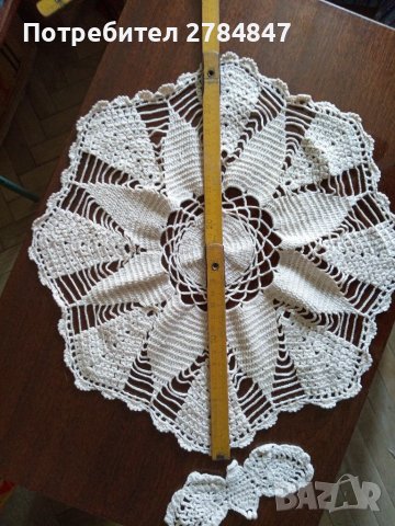 Каре плетено на една кука, снимка 6 - Декорация за дома - 37990362