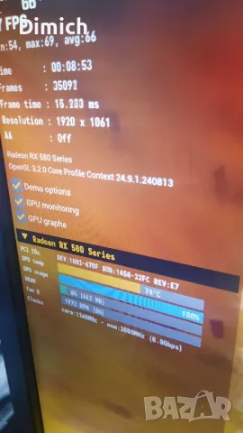 Видеокарта RX580 8GB Gigabyte , снимка 5 - Видеокарти - 50179248