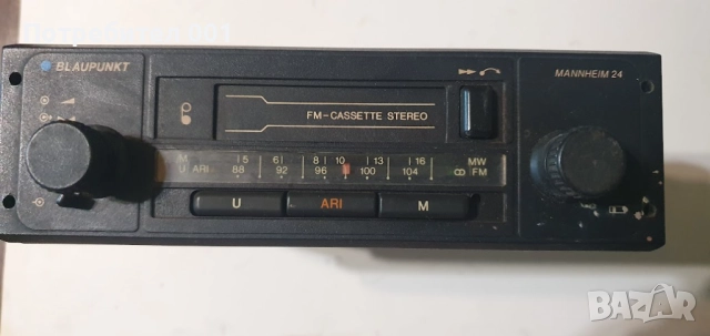 Радио BLAUPUNKT MANNHEIM 24 ретро BMW Audi Opel Mercedes