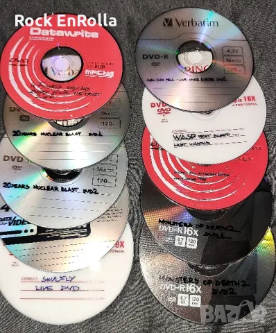 DVD-R дискове с концерти и клипове на метъл групи , снимка 4 - CD дискове - 49797944