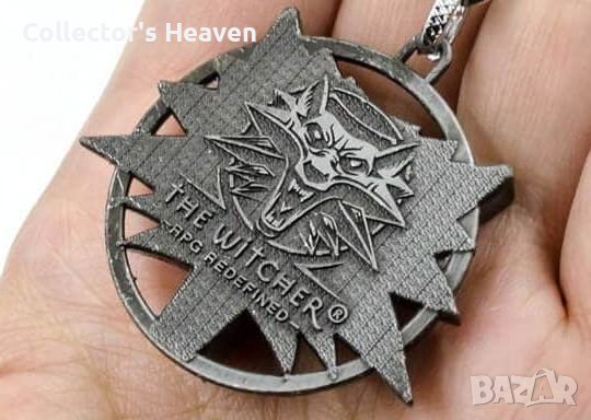 The Witcher Medallion Rpg Redefined Вещерът оригинален медальон от играта, снимка 3 - Колекции - 43657215