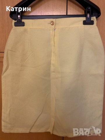 Жълта пола, снимка 2 - Поли - 25725471