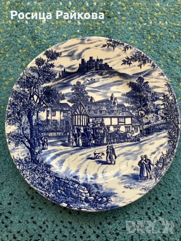 Порцеланови чинии Swan inn , снимка 5 - Чинии - 51133898