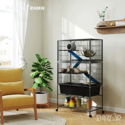 PawHut Клетка за малки животни, снимка 4 - За птици - 51915661