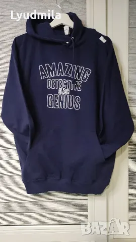 унисекс суичър #тъмносин , снимка 1
