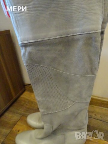 100% Ествествена кожа - Дамски ботуши Made in Italy, снимка 3 - Дамски ботуши - 32528088