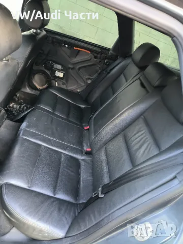 Кожен салон седалки за Ауди А4 Б6 Б7 Audi A4 B6 B7 S-Line Recaro ПОДГРЕВ, снимка 3 - Части - 49830087