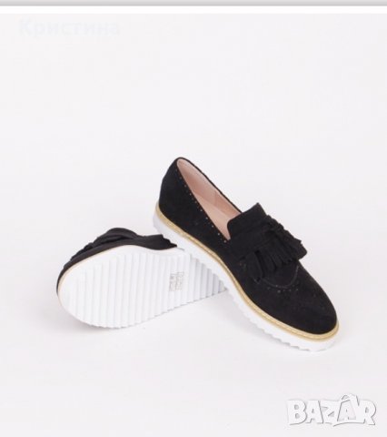 Велурени обувки с бяла подметка, снимка 5 - Дамски ежедневни обувки - 28164411