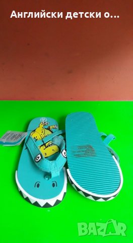 Английски детски сандали-джапанки, снимка 6 - Детски сандали и чехли - 28722220