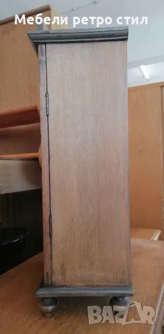 Винтидж помощно шкафче с огледало за стена. Интересен и различен от пълен масив. , снимка 7 - Антикварни и старинни предмети - 49358744