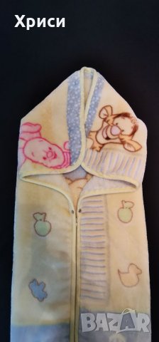 Бебешко одеяло-порт бебе Manterol Baby Sac Disney, Мечо пух 80/90 см, снимка 3 - Други - 35147946