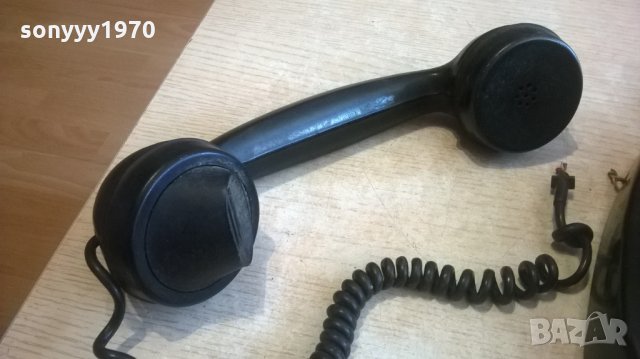 бакелитов стар телефон-антика, снимка 4 - Колекции - 28121063