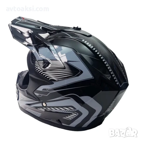 Каска Крос Мотор/Скутер/Бъги/Вело/АТВ -YF122/YF123, снимка 6 - Аксесоари и консумативи - 50748816