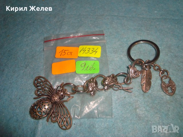 ПОСРЕБРЕН АРТ КЛЮЧОДЪРЖАТЕЛ ПЛЕЛА ВИСУЛКИ МНОГО КРАСИВ и ОРИГИНАЛЕН МОДЕЛ 14334
