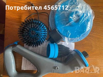 Акумулаторна четка за почистване Hurricane Muscle Scrubber, снимка 2 - Мопове, кофи, четки и метли - 53225890