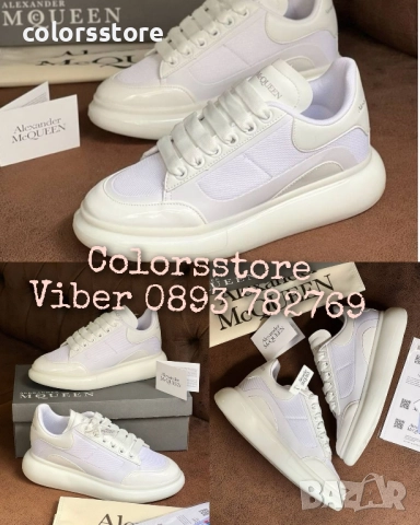 Мъжки бели кецове Alexander McQueen/BR85x