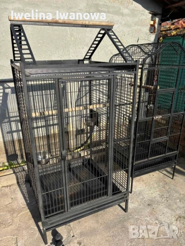 Продавам две клетки за папагали. Намират се в Сливен само лично предаване , снимка 5 - Папагали - 52422349