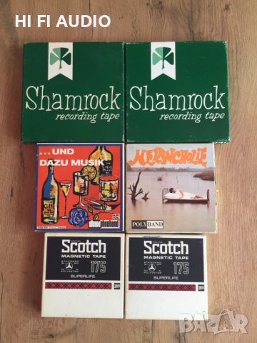 Shamrock and Scotch tape recorder