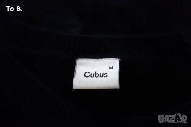 498. CUBUS черен пуловер М, снимка 3 - Блузи с дълъг ръкав и пуловери - 34749060