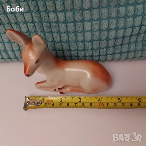 Стара Рядка Фигурка Порцеланова СИП Сърна Сърничка 1953-59, снимка 12 - Колекции - 43818862