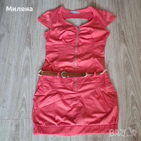 Дамска сатенена рокля - 38, снимка 6 - Рокли - 48306788