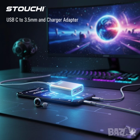 Stouchi Y5 🎧 Hi-Res звук до 24-bit / 96 kHz [ДОГОВАРЯНЕ СПЕШНО], снимка 2 - Аксесоари за Apple - 50426558