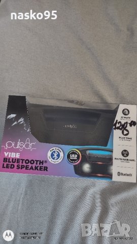 Блутут колона с лед светлини 