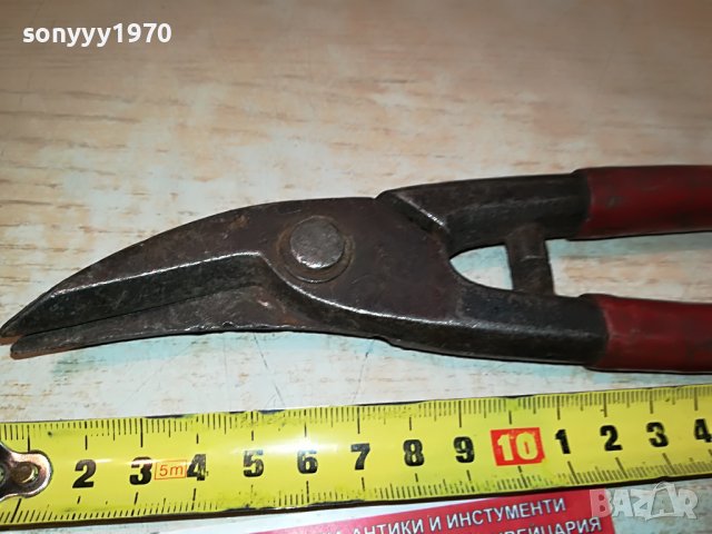 НОЖИЦА ЛАМАРИНА ЧЕРВЕНИ ДРЪЖКИ 2505221307, снимка 13 - Други инструменти - 36870484