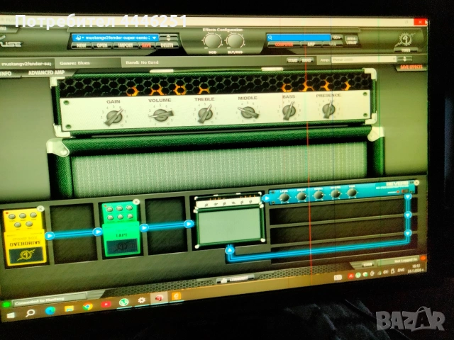 Fender Mustang II (40W) с 12 инчов говорител , снимка 6 - Китари - 53213053